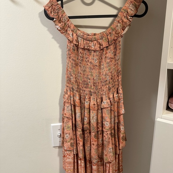 Floral Ruffle Off-Shoulder Dress - Picture 1 of 2